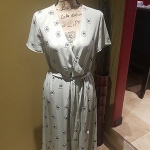 Mint green dress